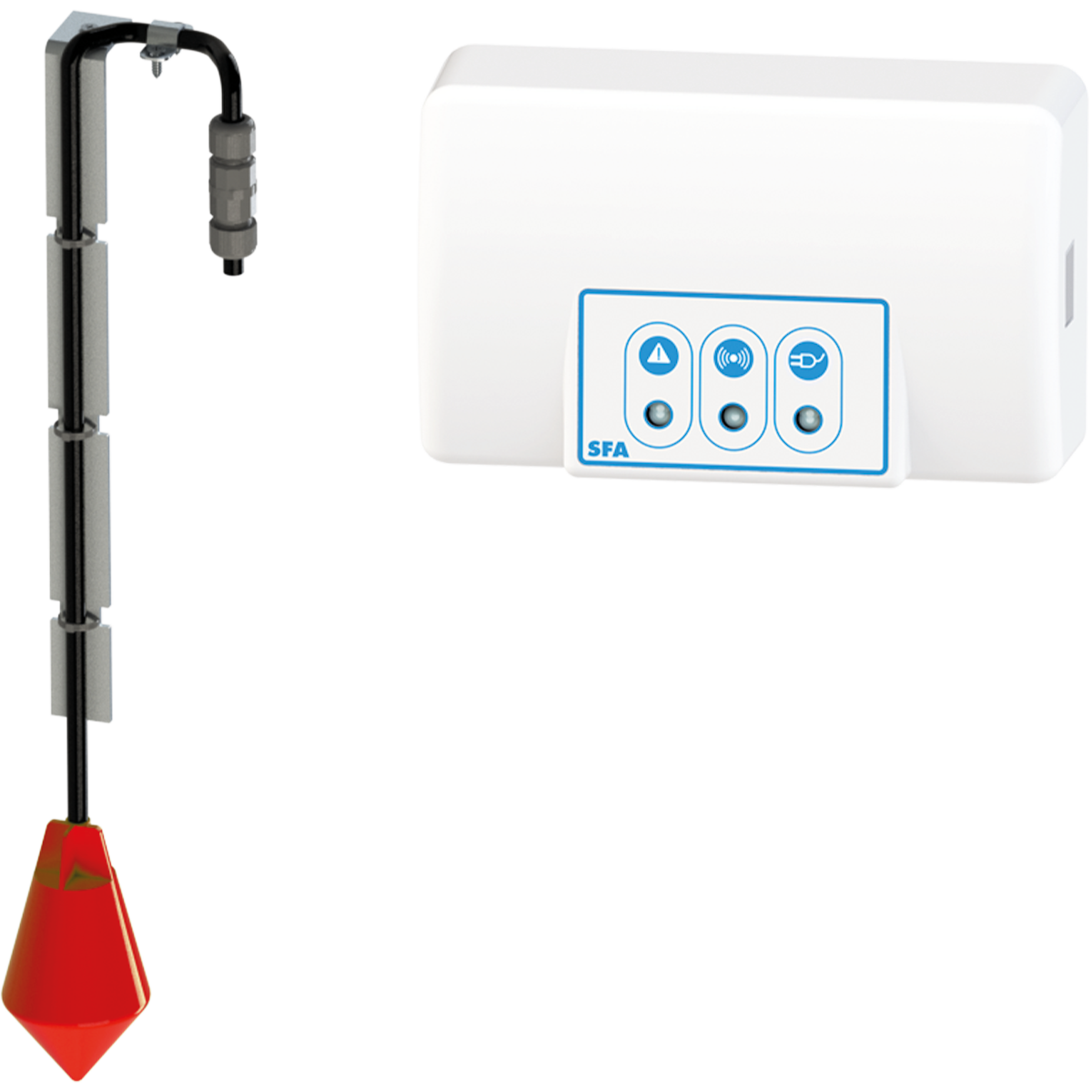 Boîtier alarme filaire pour poste de relevage "SANIFOS" PUM — free download